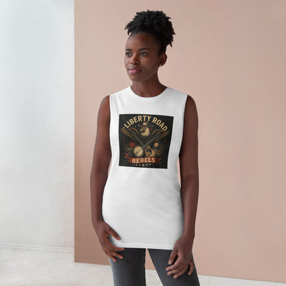 Liberty Road Rebels Vintage Americana Style Unisex Tank Top Singlet