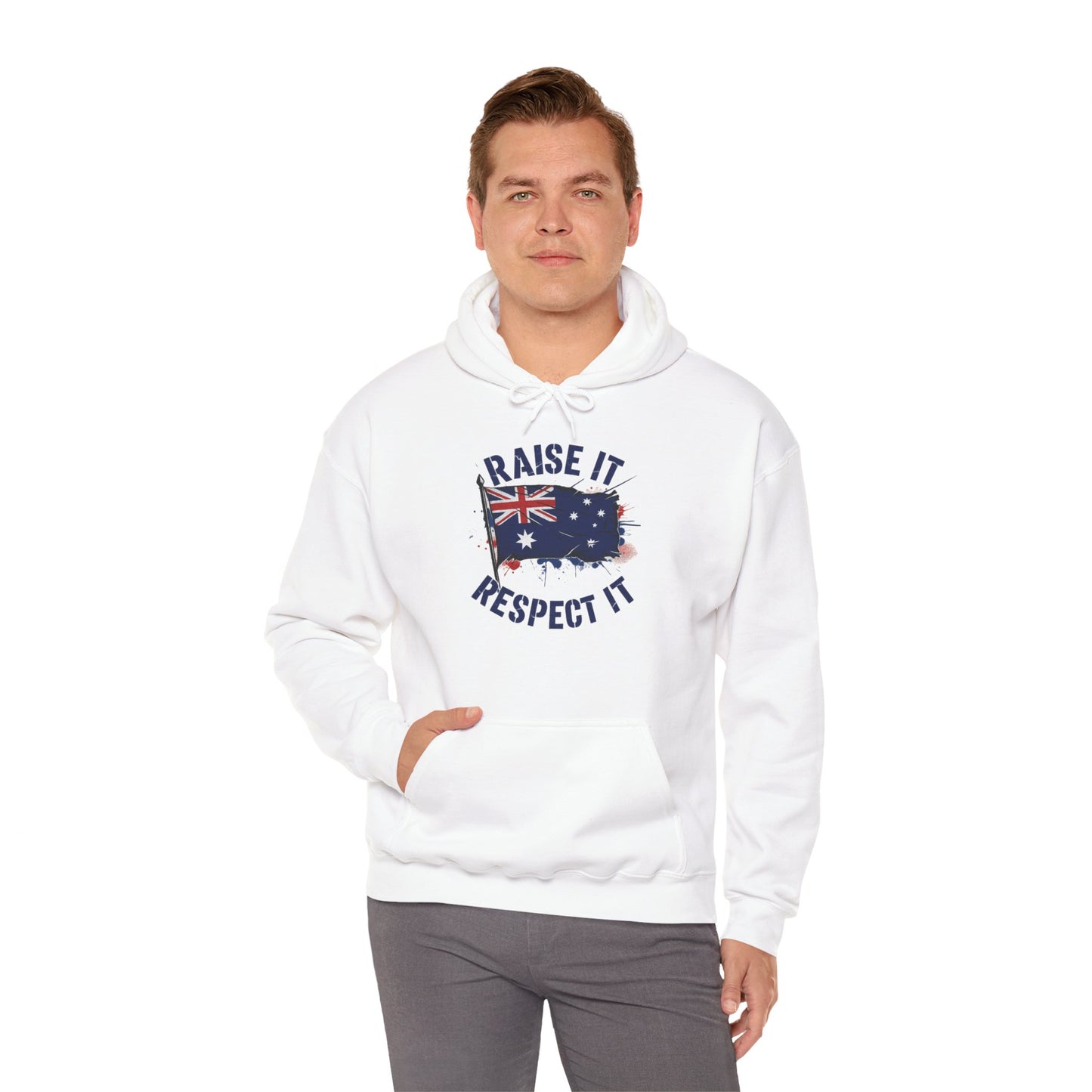 Raise It Respect It Aussie Flag Pride Unisex Sweatshirt