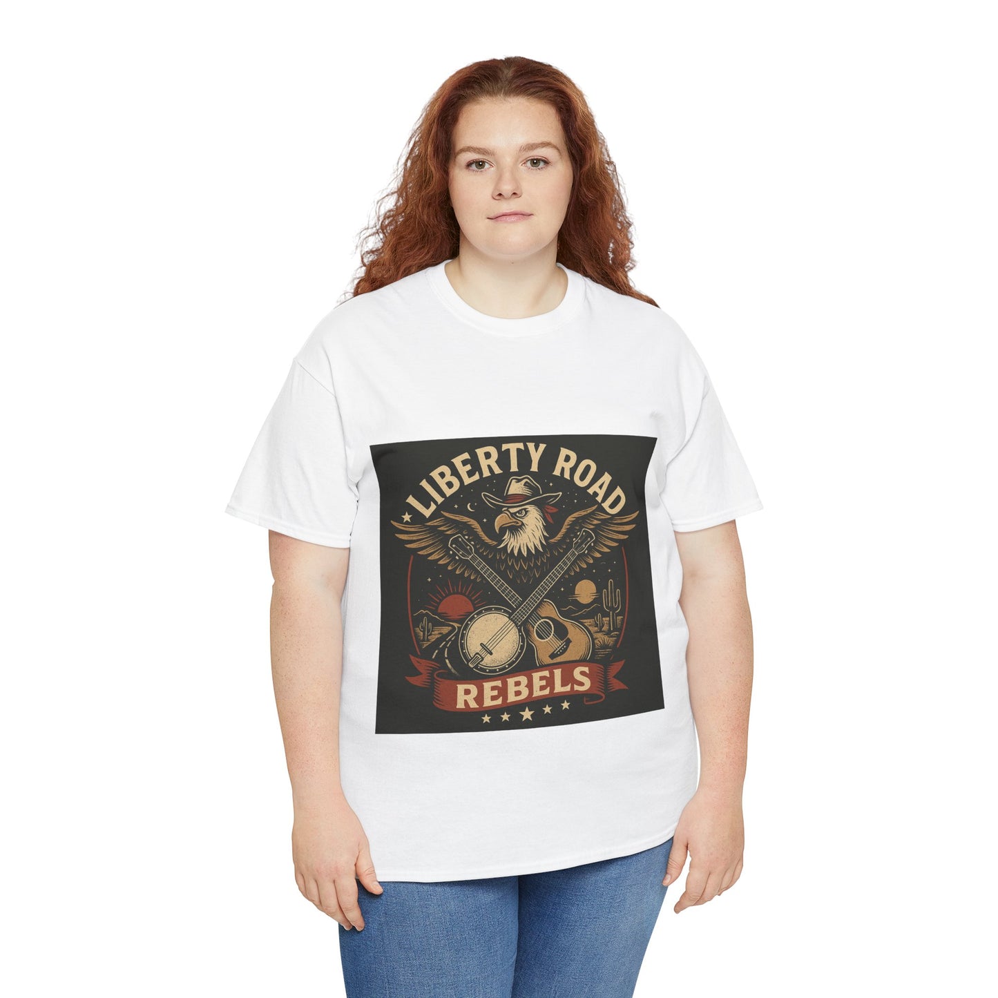 Liberty Road Rebels Vintage Americana Style Tee Unisex T-Shirt