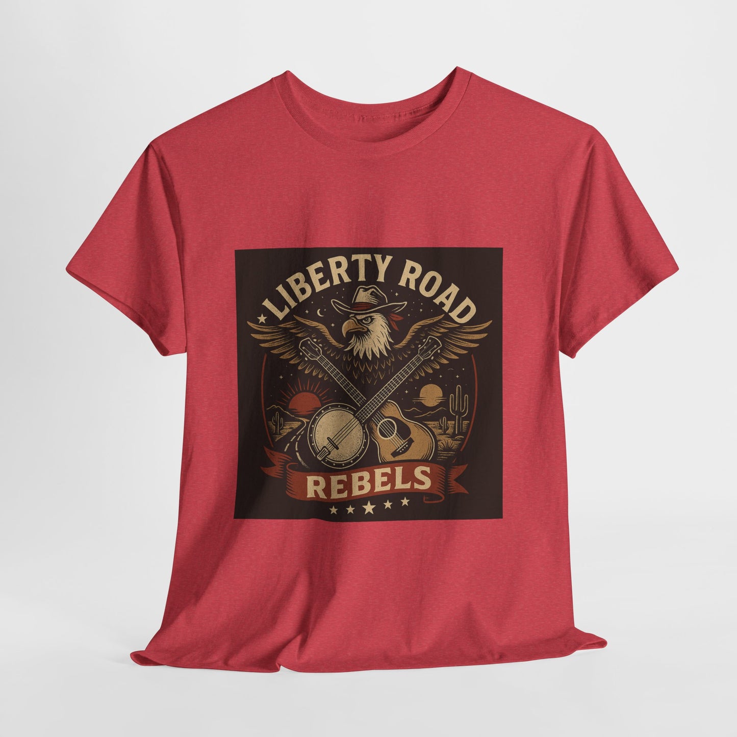 Liberty Road Rebels Vintage Americana Style Tee Unisex T-Shirt