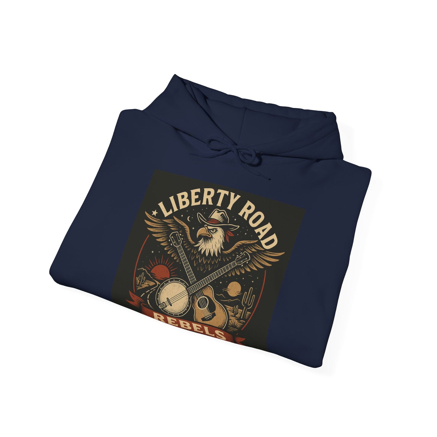 Liberty Road Rebels Vintage Americana Style Sweatshirt Unisex Hoodie