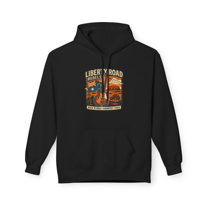 Liberty Road Rebels Vintage-Inspired Australiana Hoodie Cozy Sweatshirt