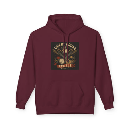 Liberty Road Rebels Vintage Americana Style Soft Fleece Hoodie