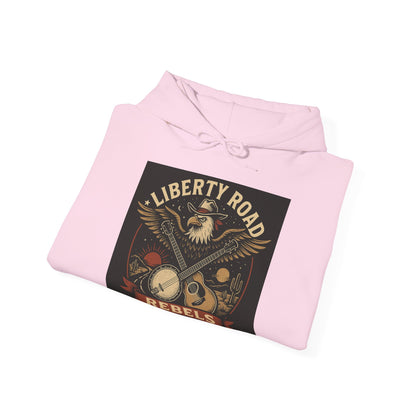 Liberty Road Rebels Vintage Americana Style Sweatshirt Unisex Hoodie