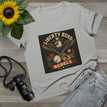 Liberty Road Rebels Vintage Americana Style Women's T-Shirt Tee
