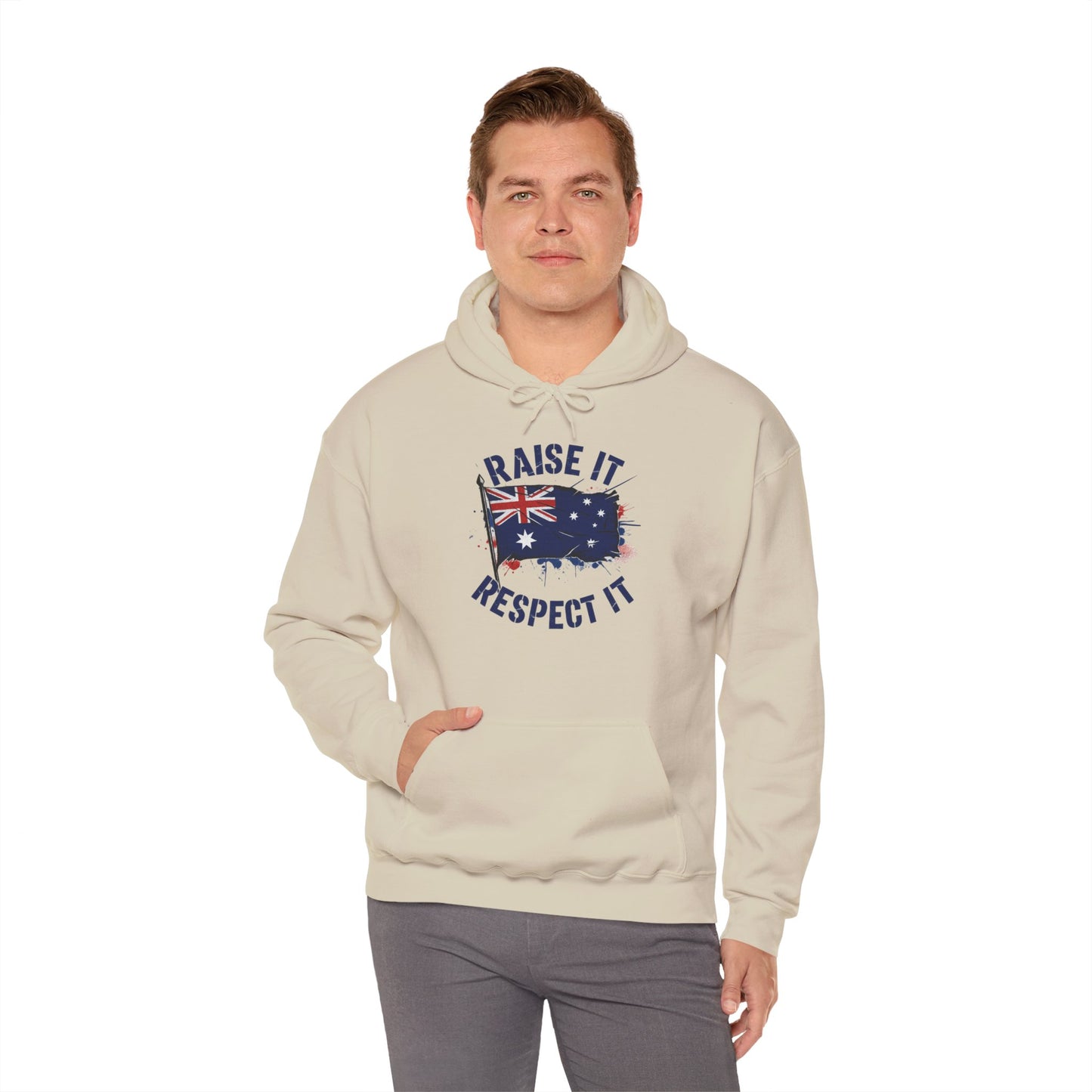 Raise It Respect It Aussie Flag Pride Unisex Sweatshirt