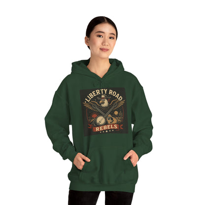Liberty Road Rebels Vintage Americana Style Sweatshirt Unisex Hoodie