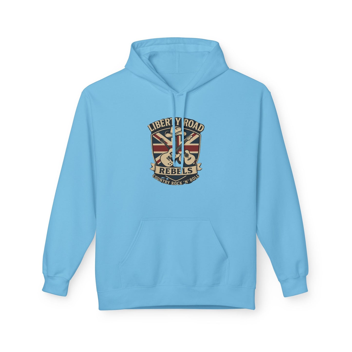 Liberty Road Rebels Britannia Fleece Hoodie Unisex Sweatshirt