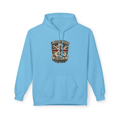 Liberty Road Rebels Britannia Fleece Hoodie Unisex Sweatshirt