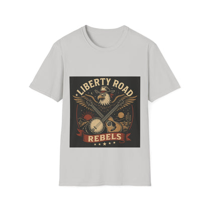 Liberty Road Rebels Vintage Americana Style T-Shirt
