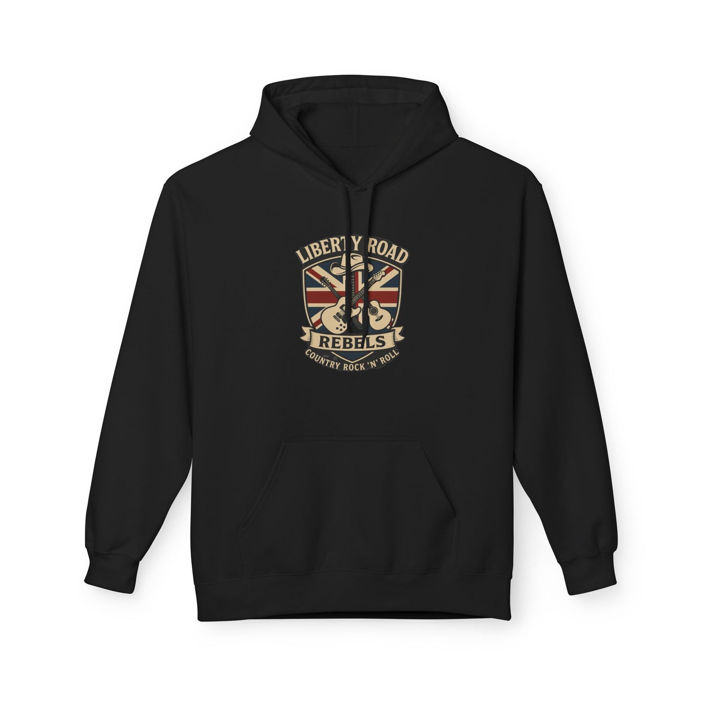 Liberty Road Rebels Britannia Fleece Hoodie Unisex Sweatshirt