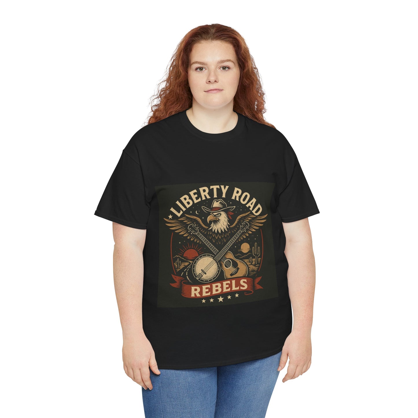 Liberty Road Rebels Vintage Americana Style Tee Unisex T-Shirt