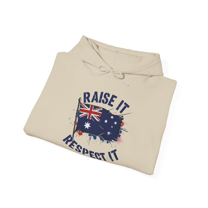 Raise It Respect It Aussie Flag Pride Unisex Sweatshirt