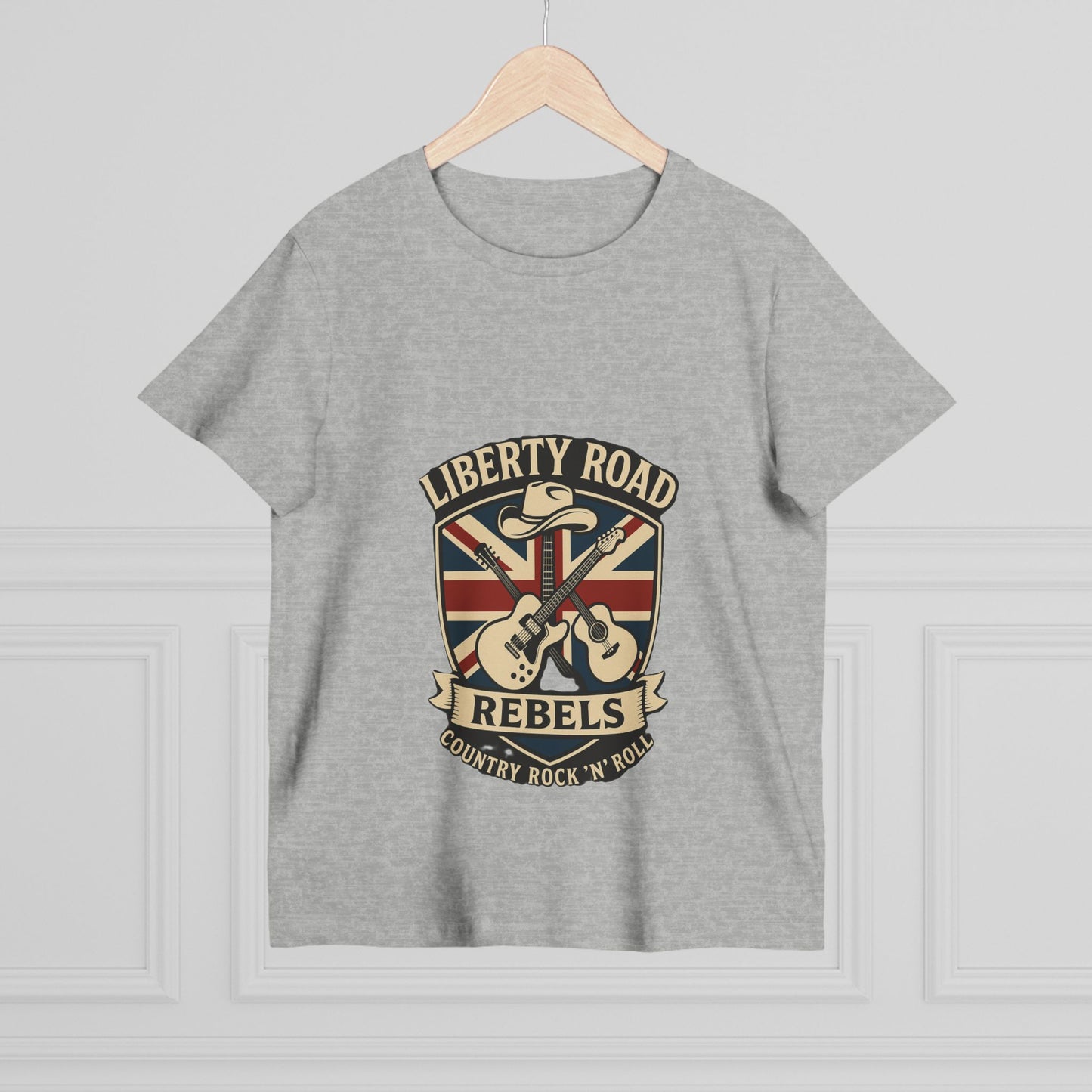 Liberty Road Rebels Britannia Rock 'n' Roll Tee Women's Graphic T-Shirt