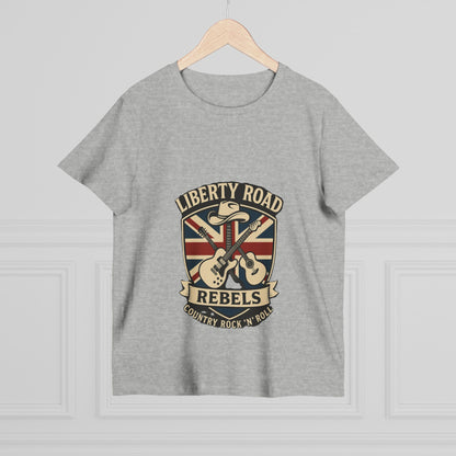 Liberty Road Rebels Britannia Rock 'n' Roll Tee Women's Graphic T-Shirt