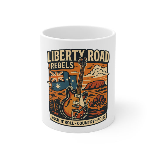 Liberty Road Rebels Australiana Coffee Mug 11oz 15oz