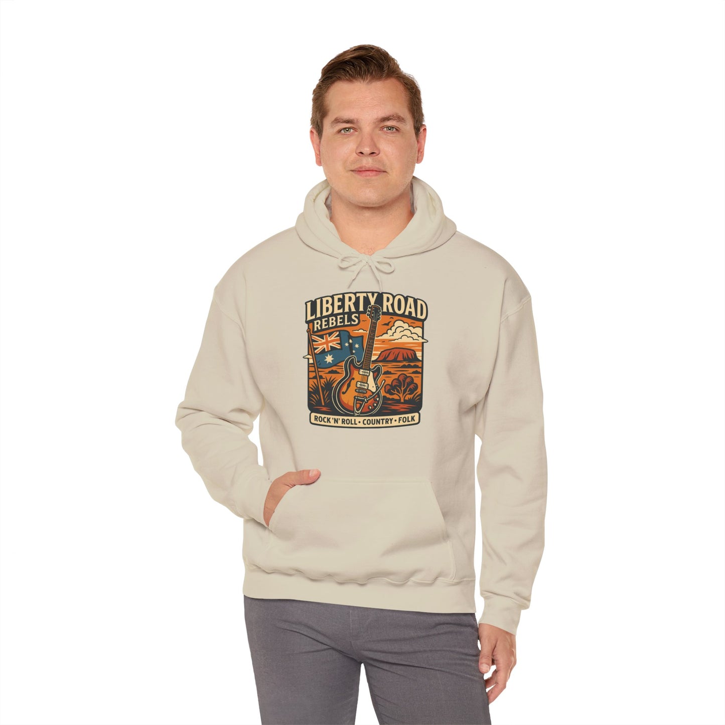 Liberty Road Rebels Australiana Hoodie