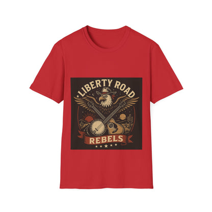 Liberty Road Rebels Vintage Americana Style T-Shirt