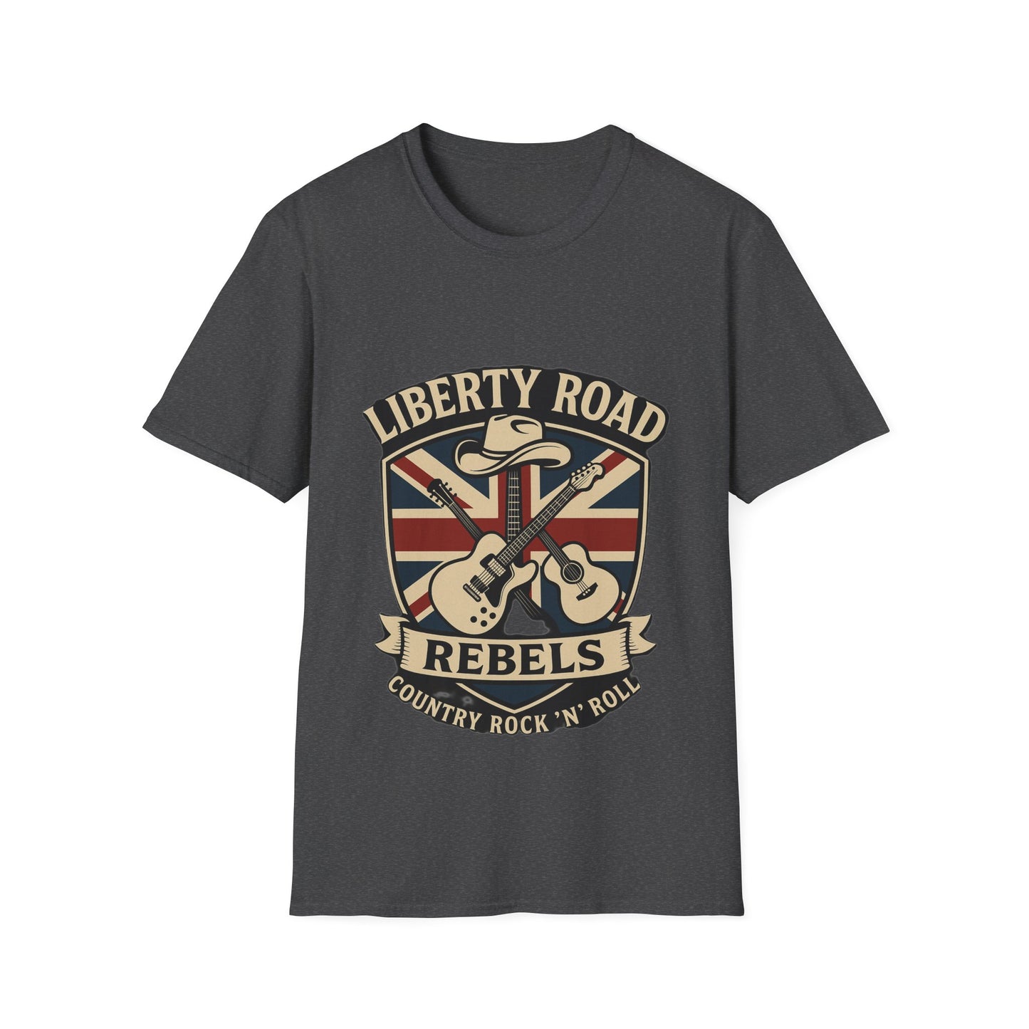 Liberty Road Rebels Britannia T-Shirt  Unisex Softstyle Tee