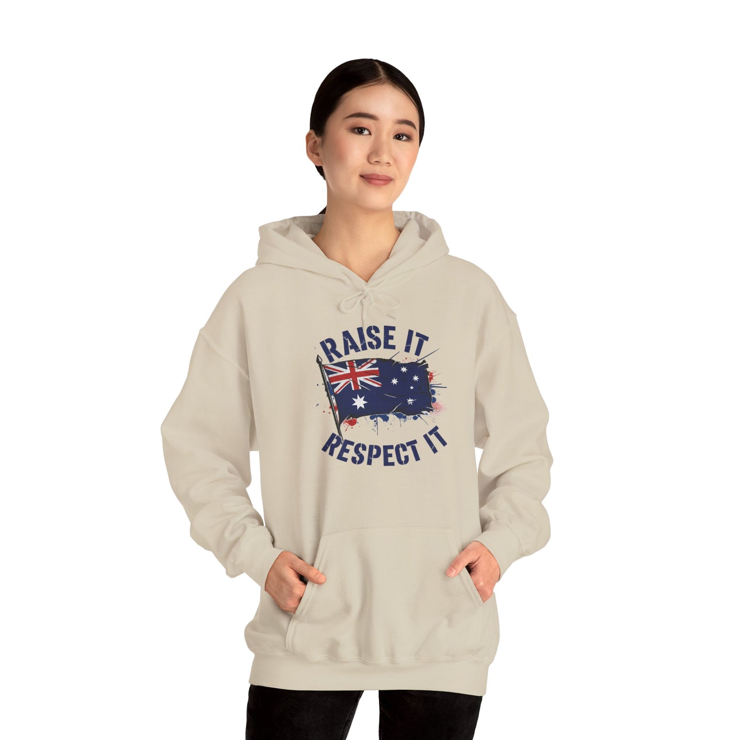 Raise It Respect It Aussie Flag Pride Unisex Sweatshirt