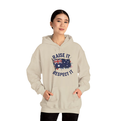Raise It Respect It Aussie Flag Pride Unisex Sweatshirt