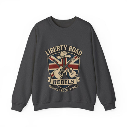 Liberty Road Rebels Britannia Sweatshirt Unisex Crewneck Longsleeve T-Shirt