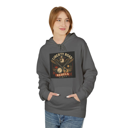 Liberty Road Rebels Vintage Americana Style Soft Fleece Hoodie