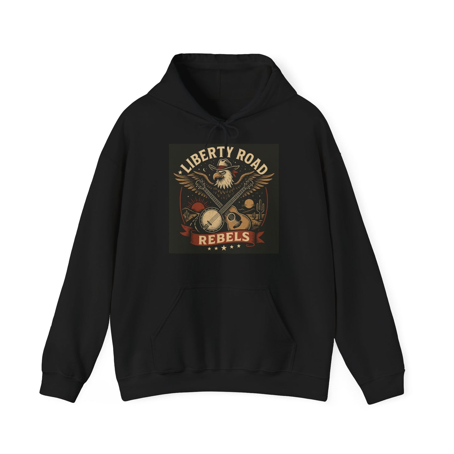 Liberty Road Rebels Vintage Americana Style Sweatshirt Unisex Hoodie