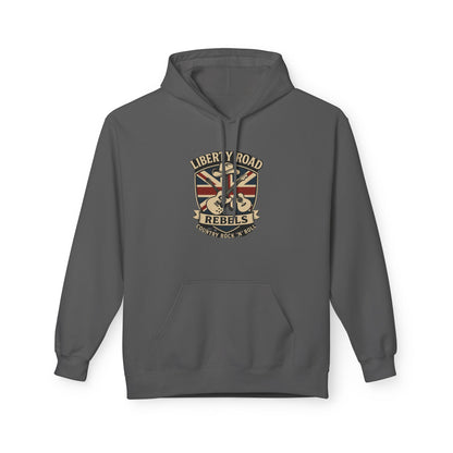Liberty Road Rebels Britannia Fleece Hoodie Unisex Sweatshirt