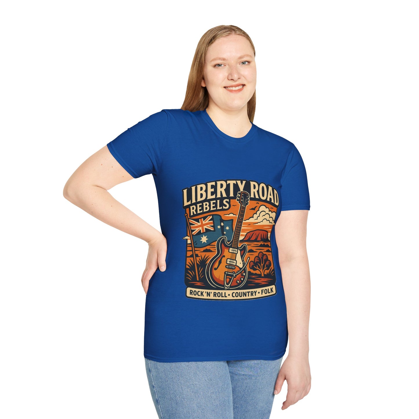 Liberty Road Rebels Australiana T-Shirt Unisex Graphic Tee