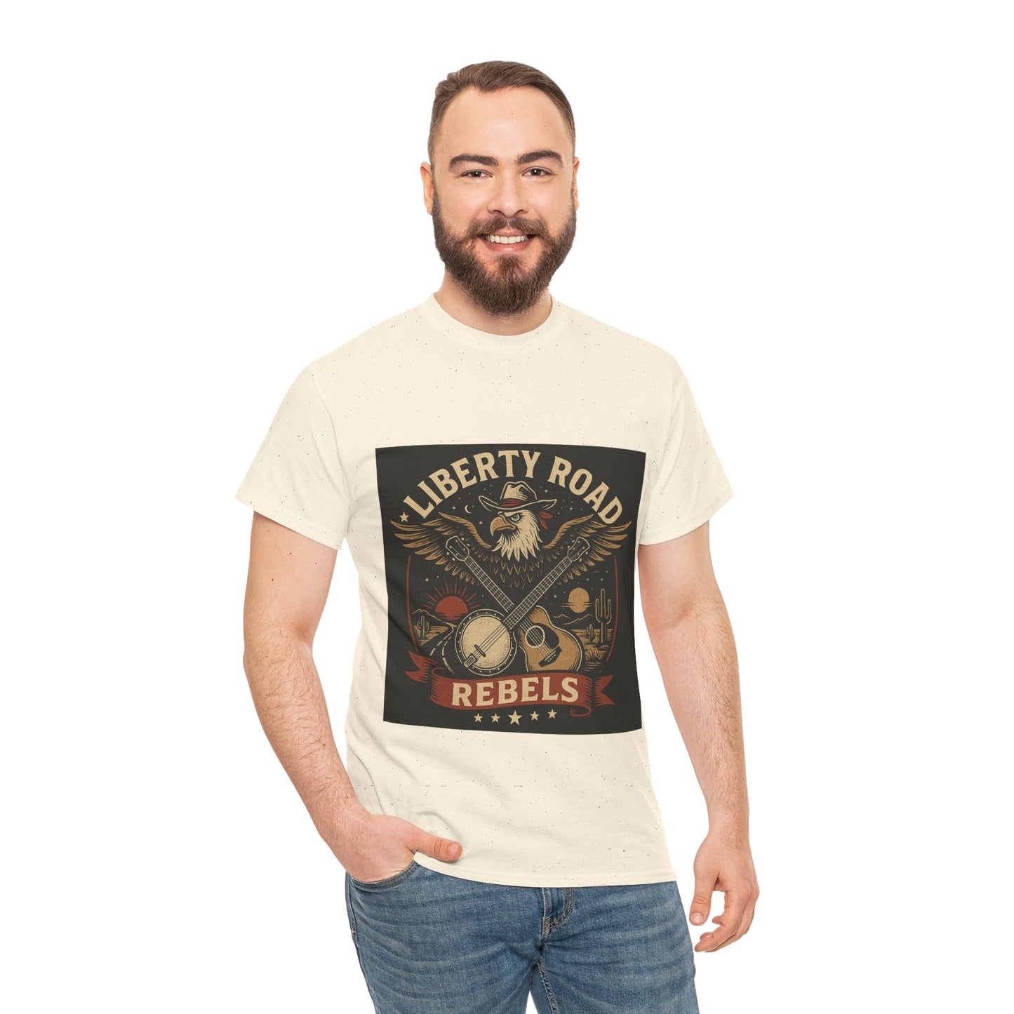 Liberty Road Rebels Vintage Americana Style Tee Unisex T-Shirt