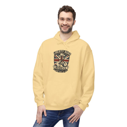 Liberty Road Rebels Britannia Fleece Hoodie Unisex Sweatshirt