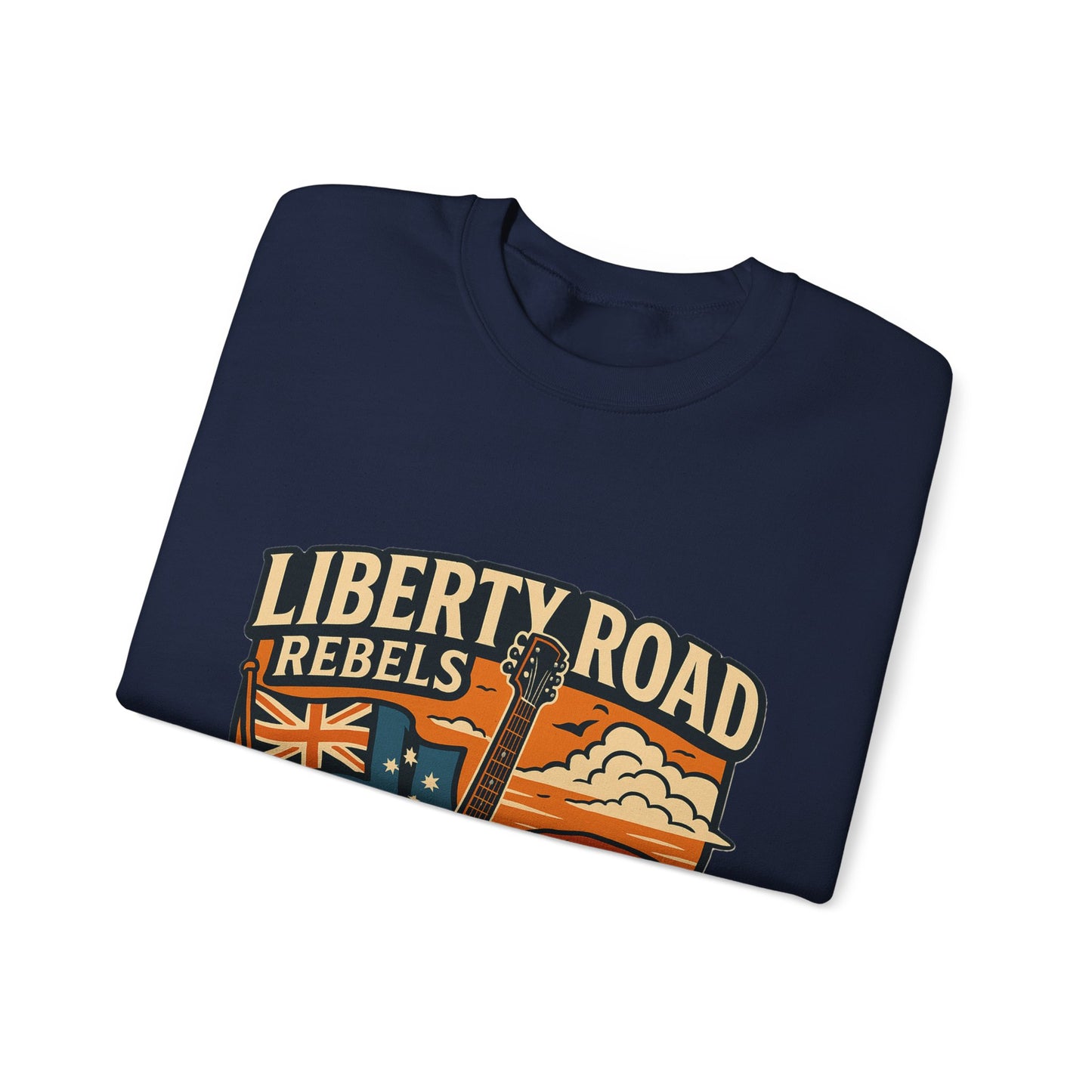 Liberty Road Rebels Australiana Cozy Crewneck Sweatshirt