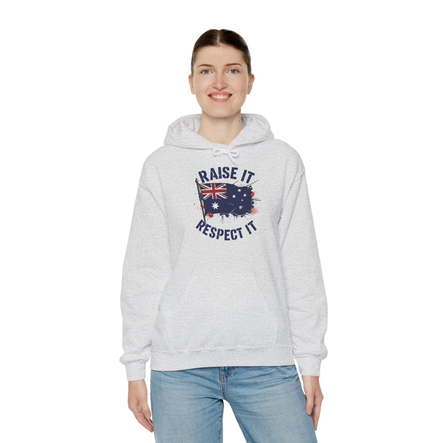 Raise It Respect It Aussie Flag Pride Unisex Sweatshirt