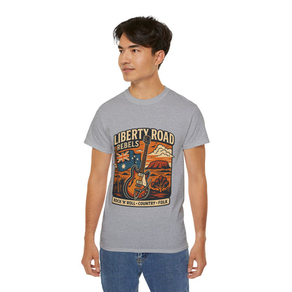 Liberty Road Rebels Australiana Unisex Ultra Cotton Tee T-Shirt