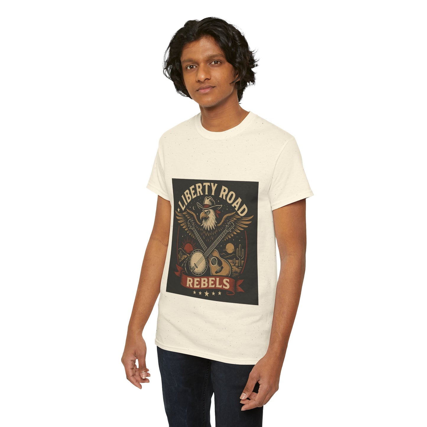 Liberty Road Rebels Vintage Americana Style Tee Unisex T-Shirt