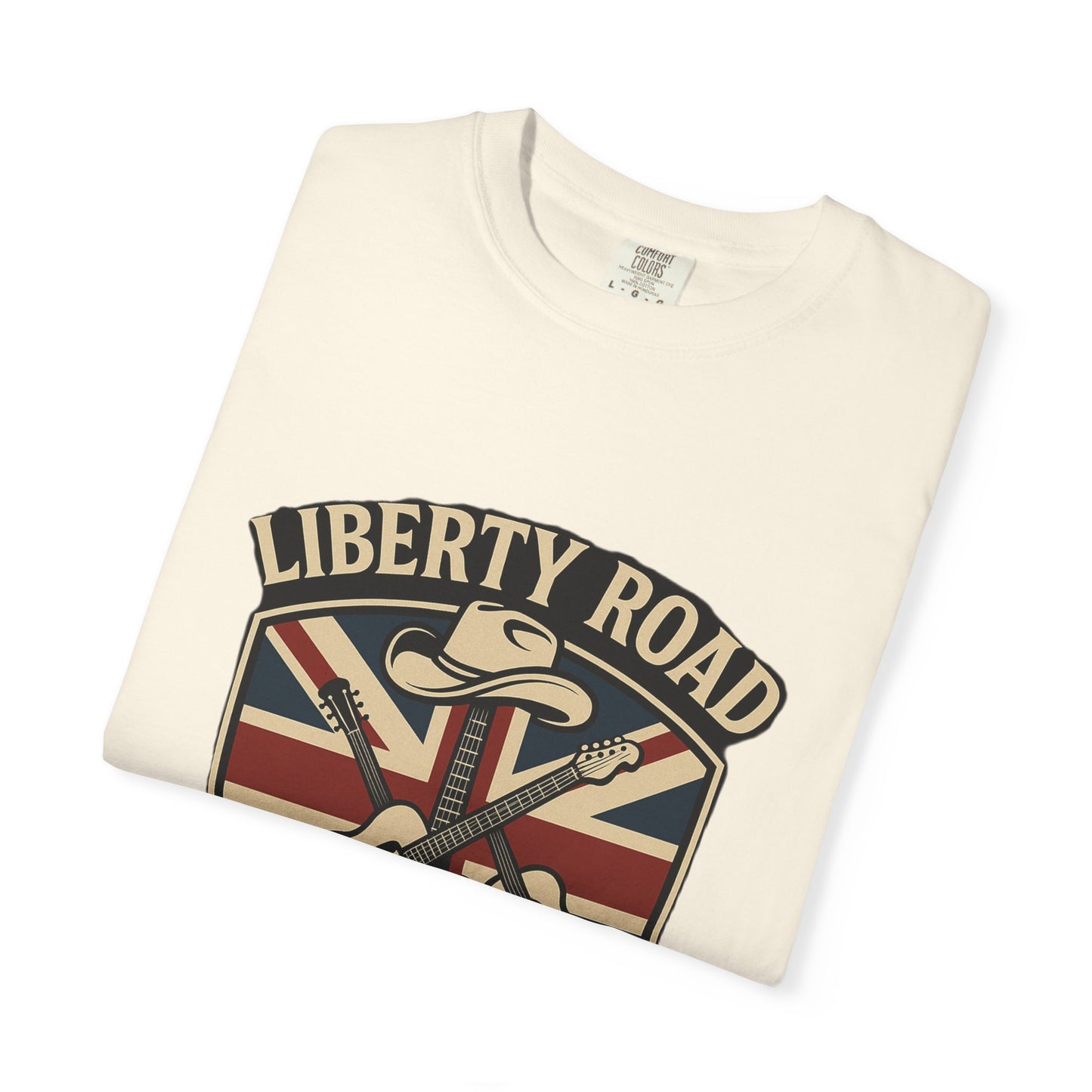 Liberty Road Rebels Britannia Rock 'N' Roll T-Shirt Vintage Style Tee