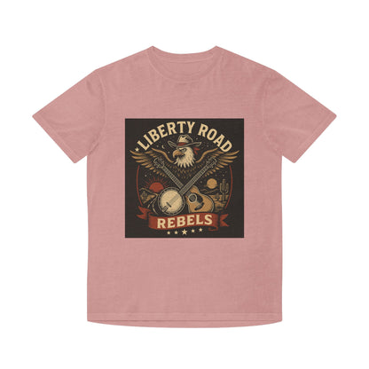 Liberty Road Rebels Vintage Americana Style Unisex Faded Tee T-Shirt