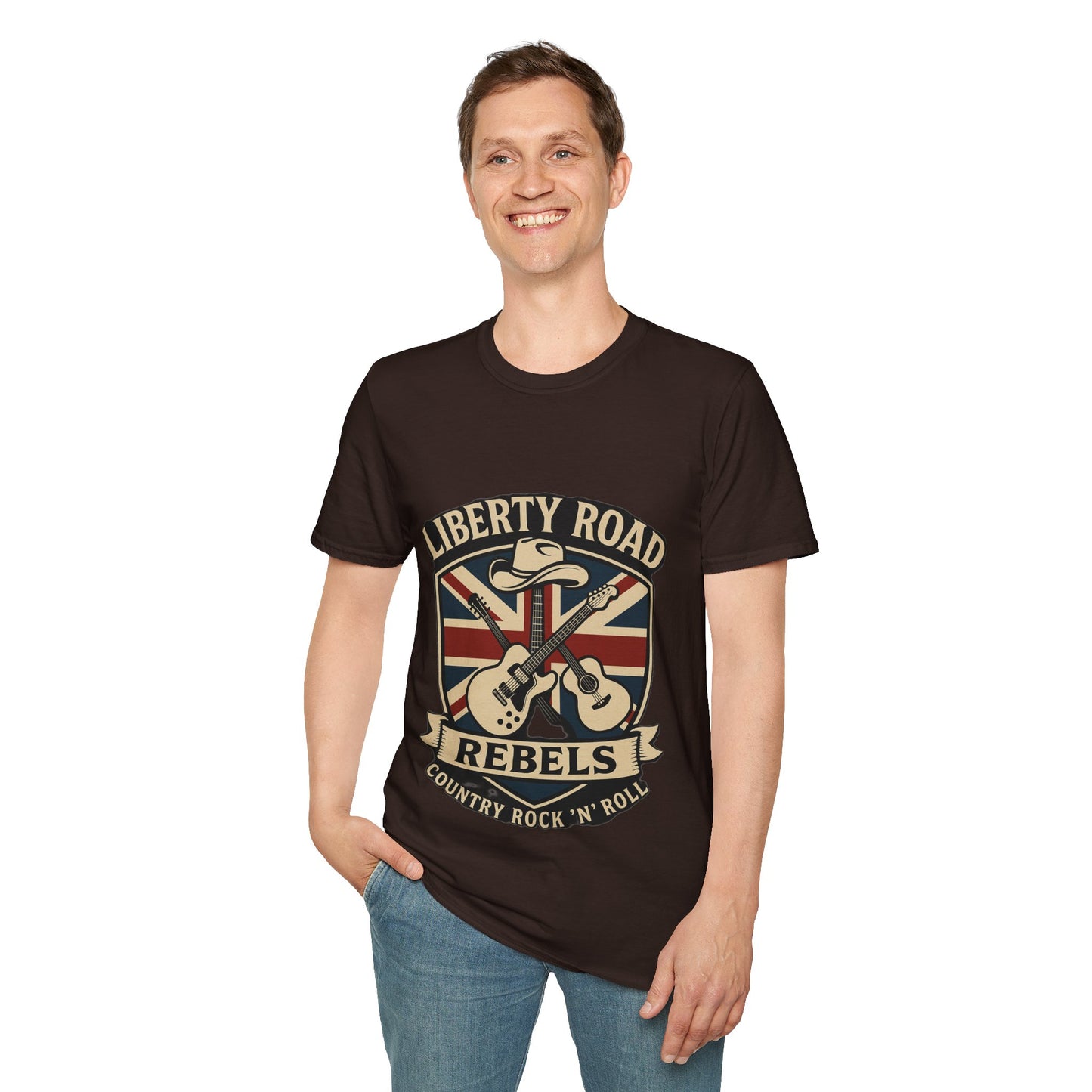 Liberty Road Rebels Britannia T-Shirt  Unisex Softstyle Tee