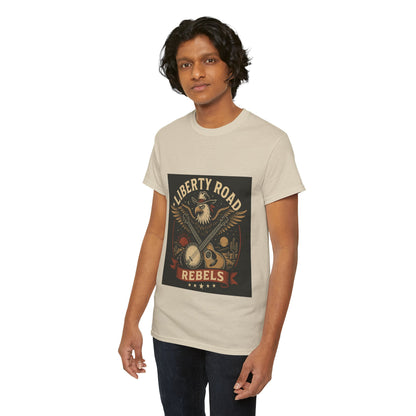 Liberty Road Rebels Vintage Americana Style Tee Unisex T-Shirt