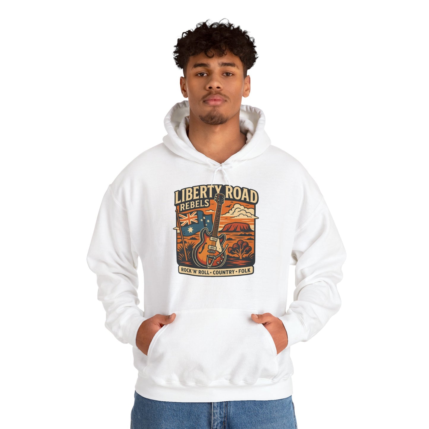 Liberty Road Rebels Australiana Hoodie
