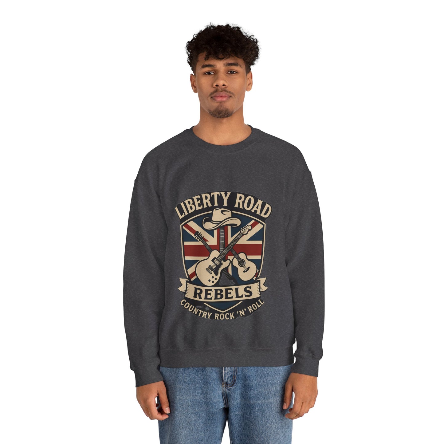 Liberty Road Rebels Britannia Sweatshirt Unisex Crewneck Longsleeve T-Shirt