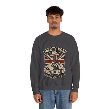 Liberty Road Rebels Britannia Sweatshirt Unisex Crewneck Longsleeve T-Shirt