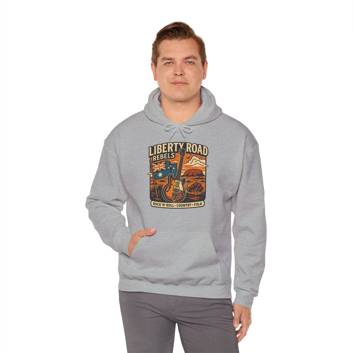 Liberty Road Rebels Australiana Hoodie