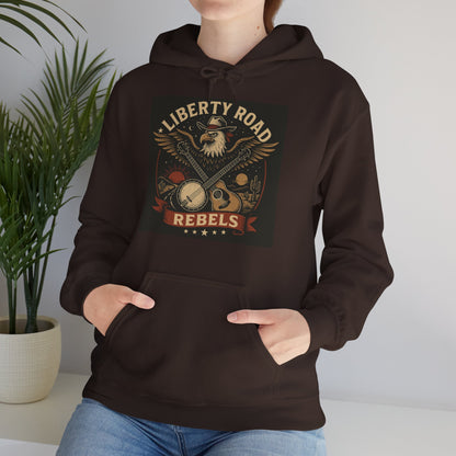 Liberty Road Rebels Vintage Americana Style Sweatshirt Unisex Hoodie