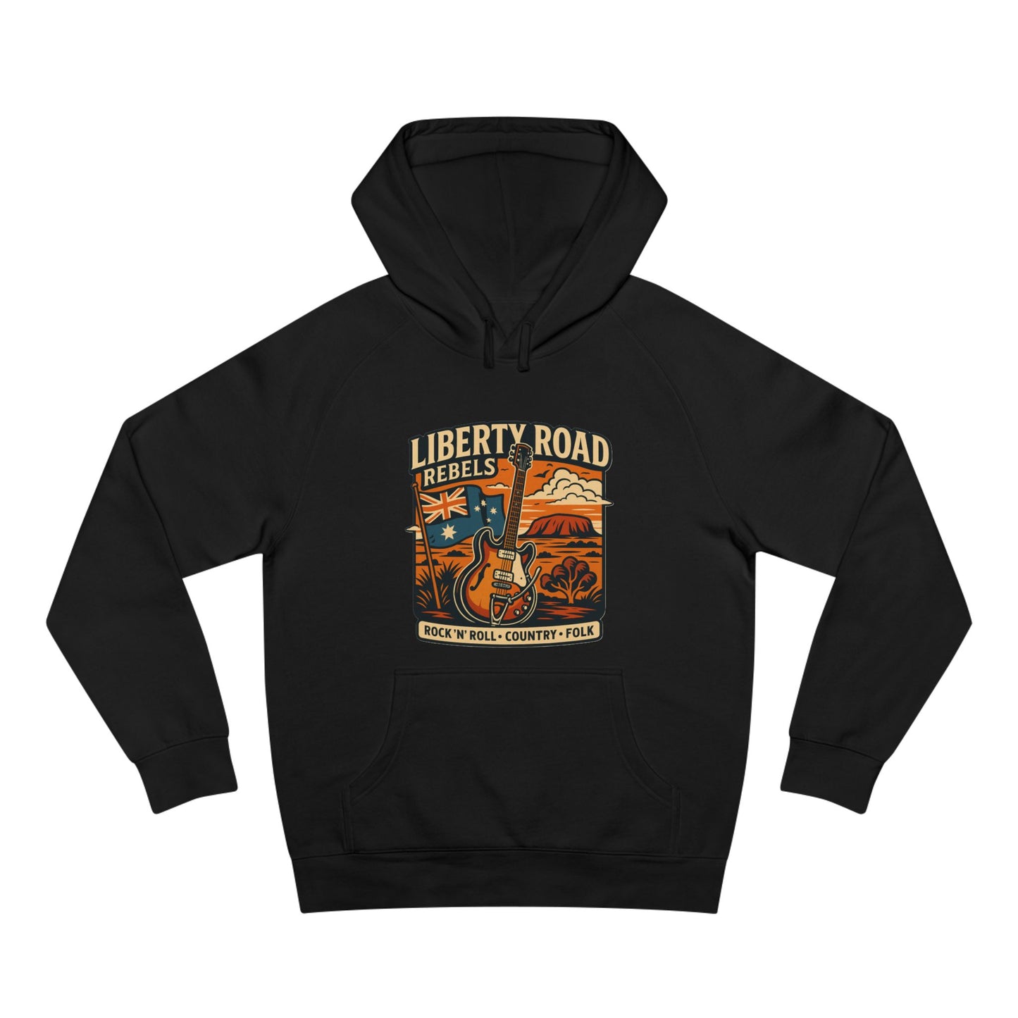 Liberty Road Rebels Vintage Australiana Hoodie