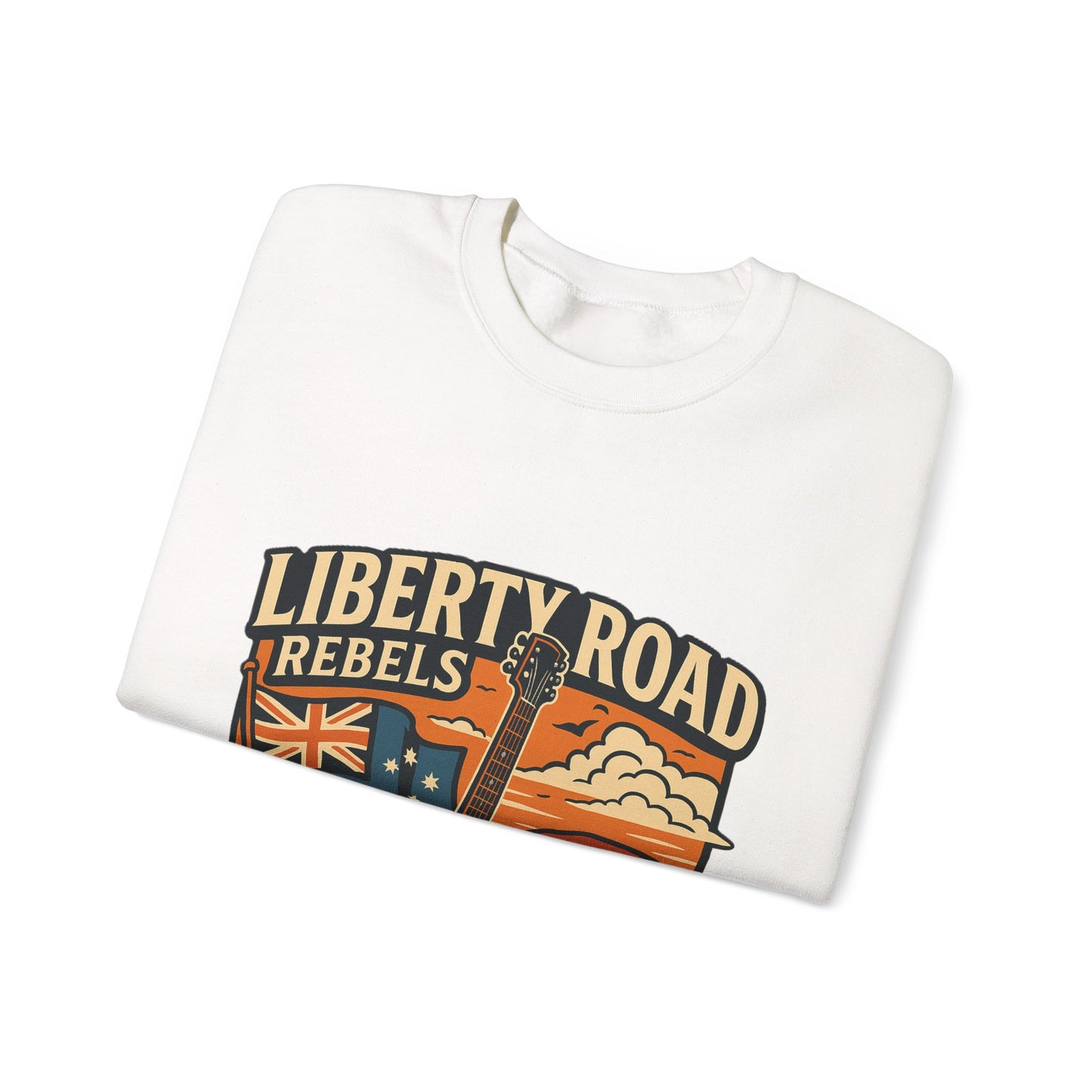 Liberty Road Rebels Australiana Cozy Crewneck Sweatshirt