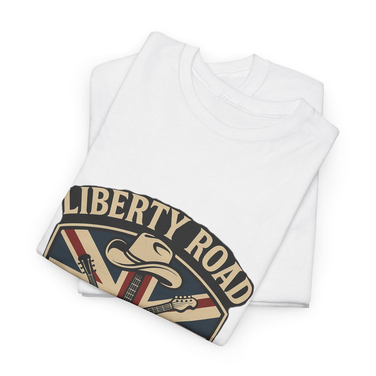 Liberty Road Rebels Britannia Rock 'n' Roll Rebels Tee Unisex Heavy Cotton T-Shirt