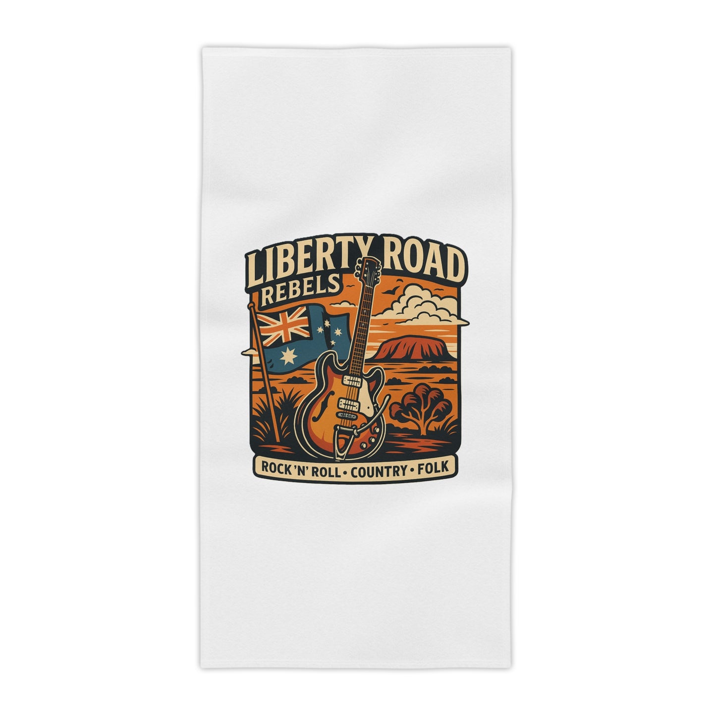 Liberty Road Rebels Australiana Beach Towels
