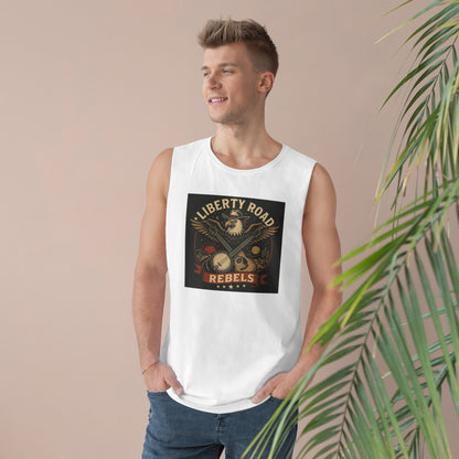 Liberty Road Rebels Vintage Americana Style Unisex Tank Top Singlet